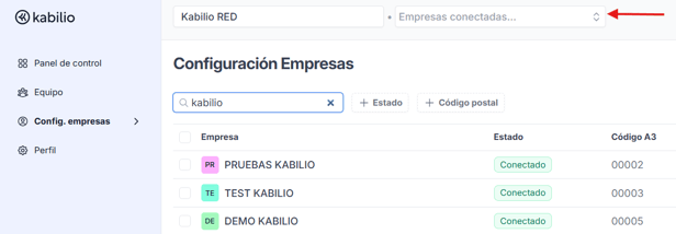 Empresas conectadas